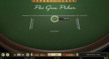 Pai Gow Poker