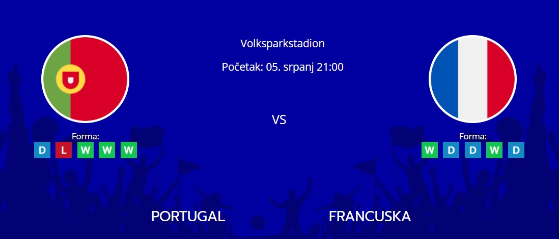 Tipovi za Portugal vs. Francuska, 5. srpanj 2024., Euro 2024