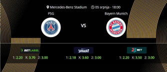 Tipovi za PSG vs. Bayern, 5. srpanj 2025., Fifin klupski SP
