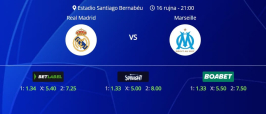 Tipovi za Real Madrid vs. Marseille, 16. rujna 2025., Liga prvaka