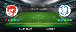 Tipovi za Santa Clara vs. Varaždin , 31. srpnja 2025., Konferencijska liga