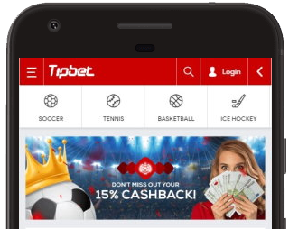 TipBet aplikacija recenzija