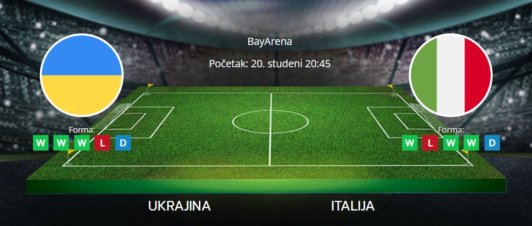 Tipovi za Italija vs. Ukrajina, 20. studeni 2023., kvalifikacije za Euro